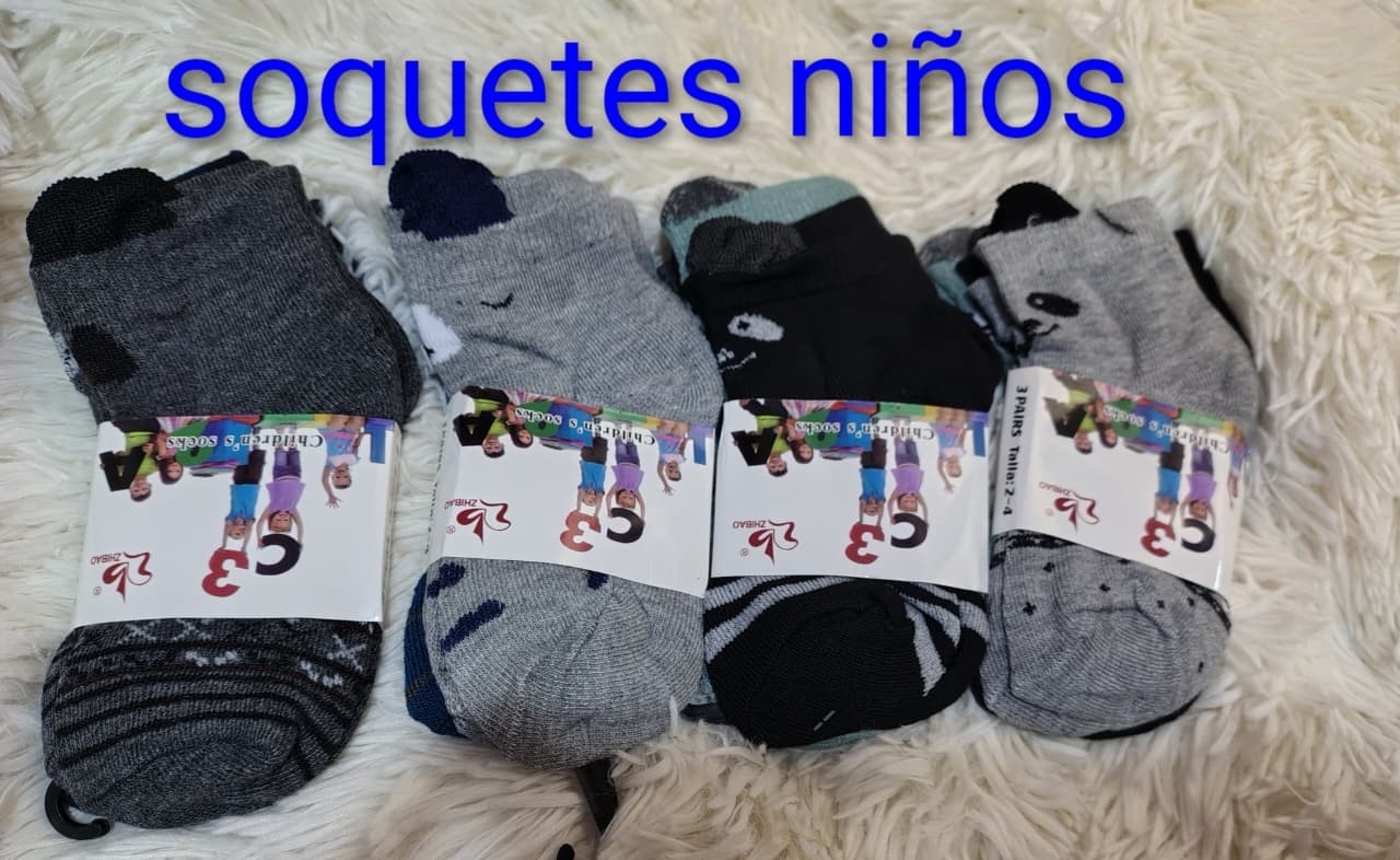 Medias Soquetes de Algodón de Niños - Imagen 3