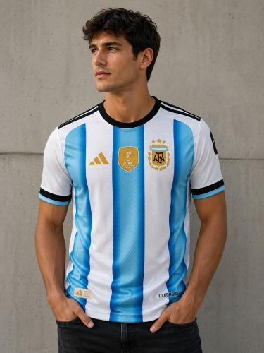 Camiseta Titular Argentina - Sublimada