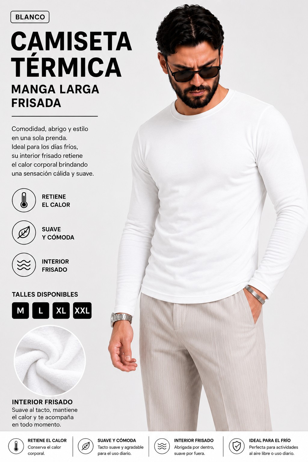 Camiseta Térmica Hombre - Imagen 3