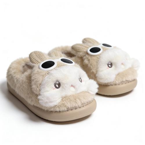 Pantufla Importada Mujer Peluche Conejo  Abrigadas Invierno Rosa - Miniatura 2