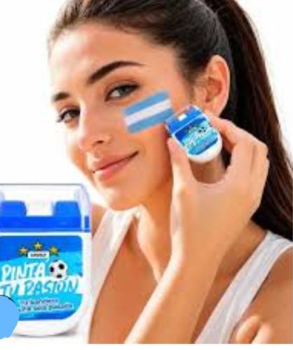 Sthik Maquillaje Facial Bandera Argentina X Media Docena
