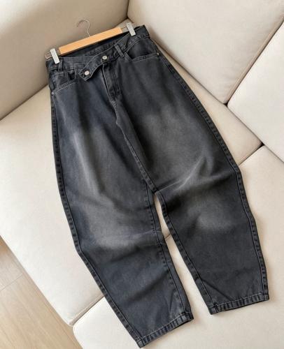 Jeans Baggy con Costura Asimétrica Tenden