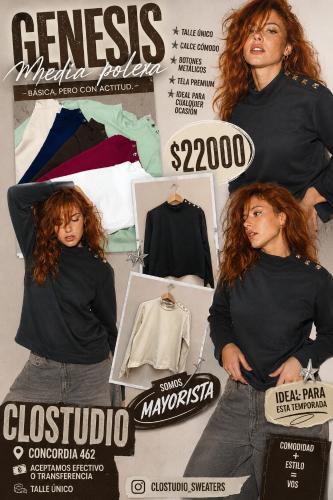 Media Polera Genesis