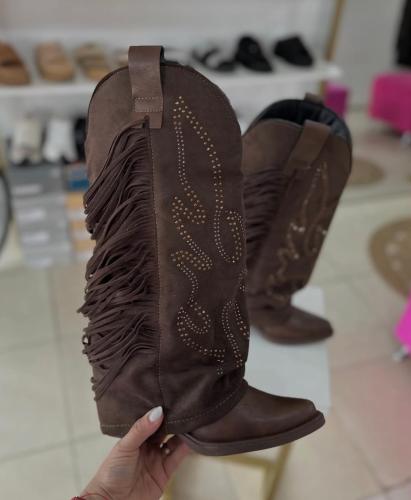 Texana Alta Perla Volcada Strass