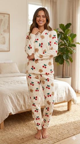 Pijama Polar ,con Capucha - Miniatura 4