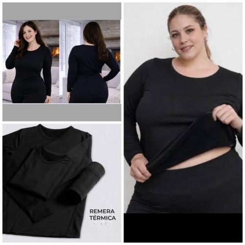 (art:td2e) T/especial Camiseta Termica Dama Frizada