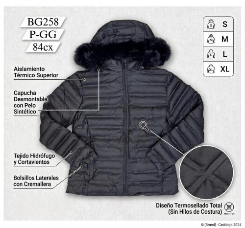 Campera Clasica C/piel Mujer