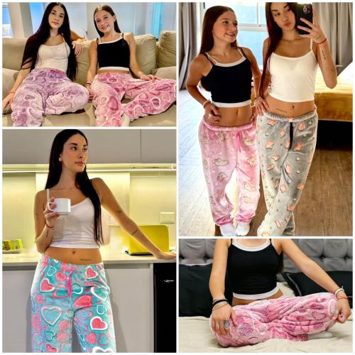 (art:ps01) Pantalon Polar Sof Luminoso Dama Estampado - Miniatura 6