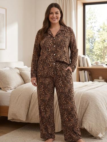Pijamas Camisero de Algodón y Morley