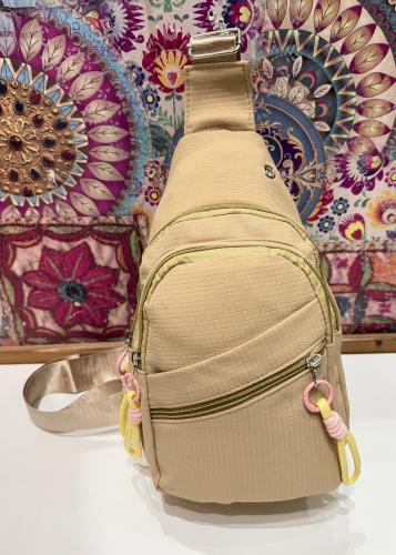 Nuevo Morral Cruzado Impermiable con Cordones