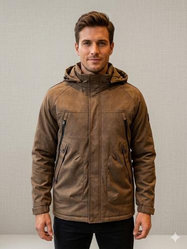 Campera Táctica Impermeable con Piel Importada