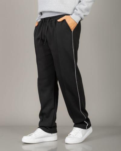 Pantalon Frisa con Recorte + Vivo Negro