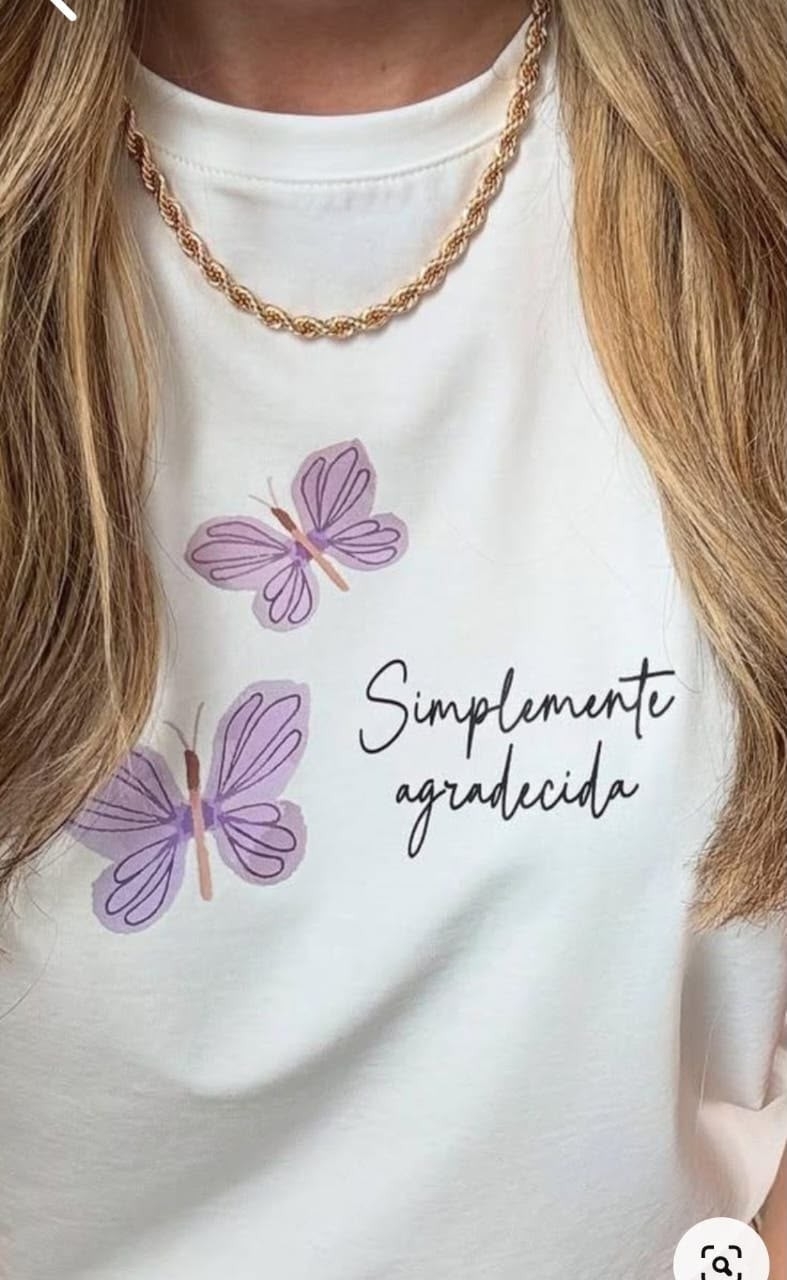 Remeras Algodón Estampado Dama - Imagen 2