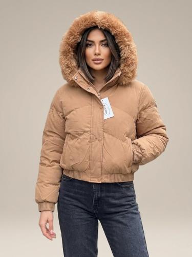 Puffer Simil Engomado de Dama - Miniatura 2