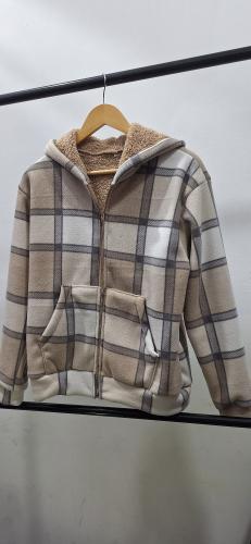 Campera a Cuadros Polar con Corderito