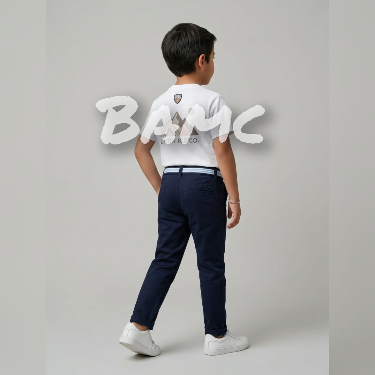 Pantalon Corte Chino de Gabardina - Imagen 3