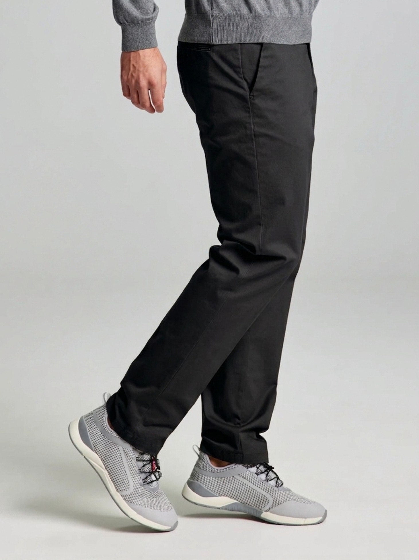 Pantalón Recto Chino - Negro - Imagen 2