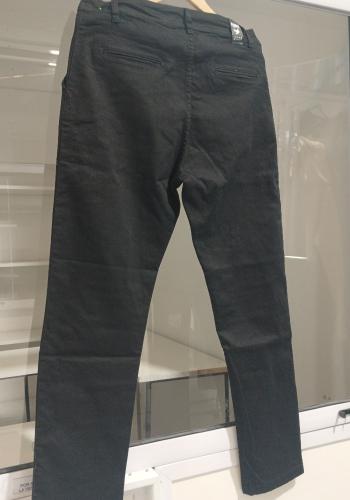 Pantalón Negro Bolsillo Chino New - Miniatura 2