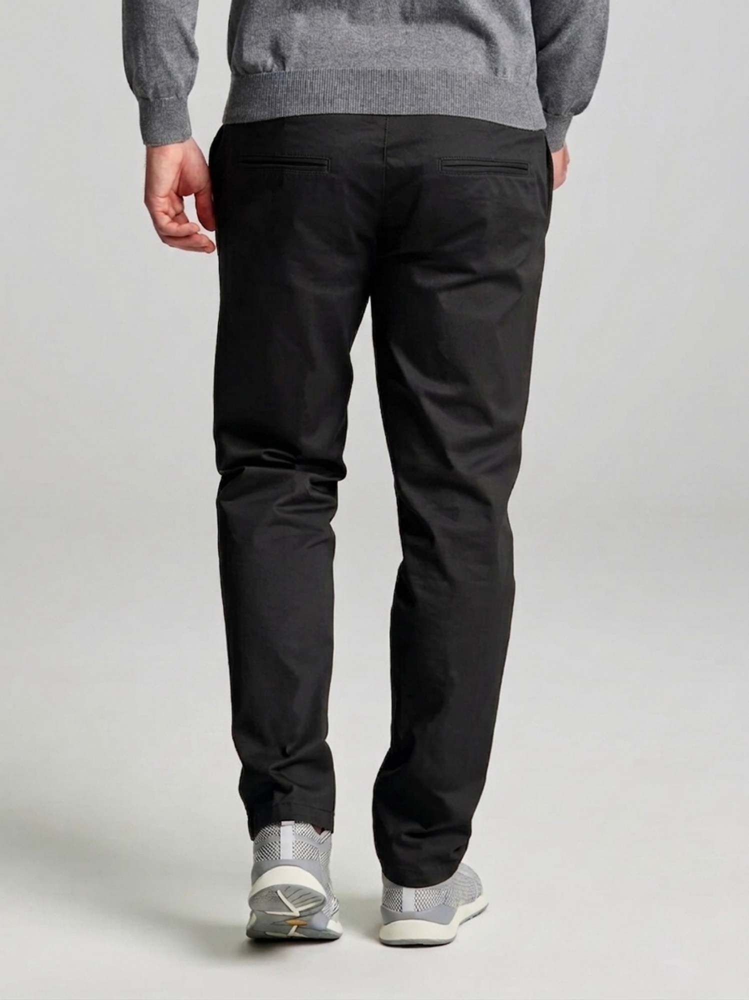Pantalón Recto Chino - Negro - Imagen 3