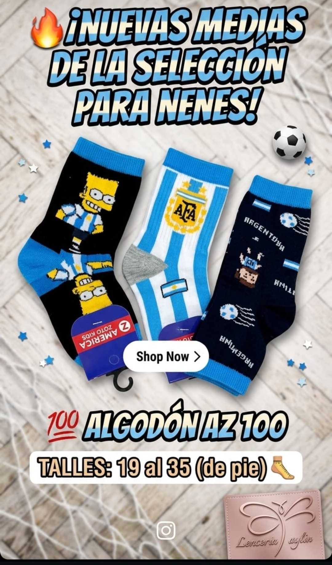 Medias 100 Porciento Algodón de Nene - Imagen 1