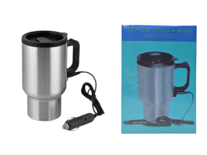 Jarro Taza Vaso Termico Acero Inoxidable 12v P/ Auto (t-101)
