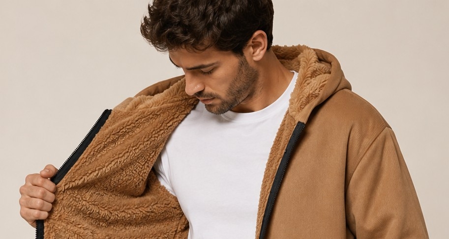 Campera de Hombre con Corderito - Imagen 2