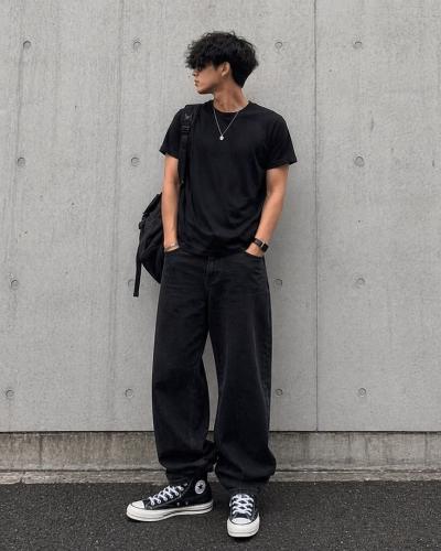 Baggy Negro Liso