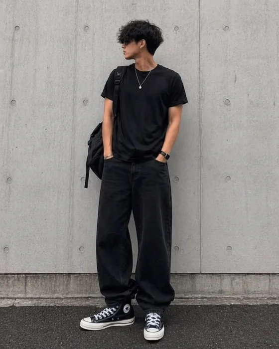 Baggy Negro Liso