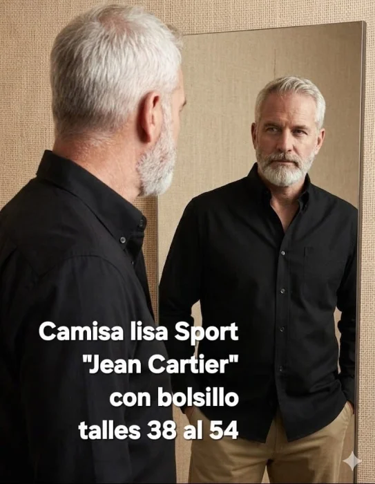 Camisa Lisa Sport Talles 38 al 54