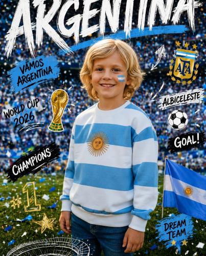 Buzos Argentina Niño