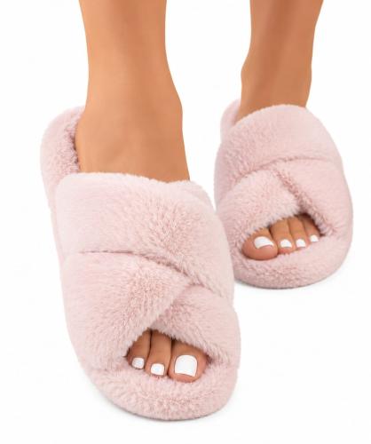Pantuflas Enlazadas & Castorino / Pelo de Conejo - Miniatura 6