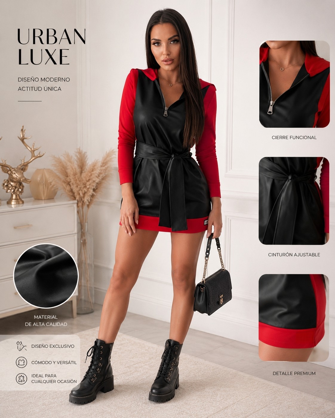 Mazibuzos Lanilla con Cuerina Exclusivo - Imagen 3