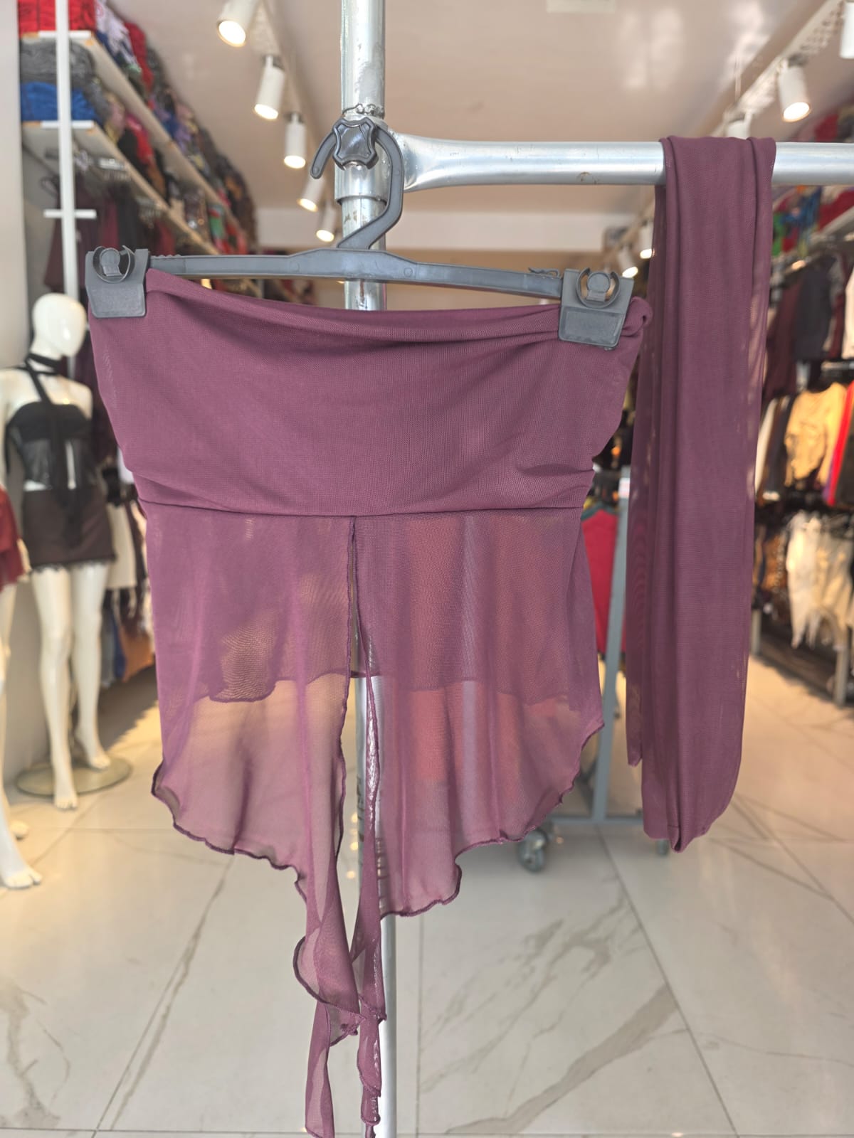 Top Strapless Mariposa con Corbatin Tul Liso - top%20strapless%20mariposa%20tul%20corbatin%20(4).jpeg