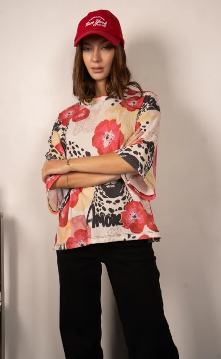 Remera Maga Wafle