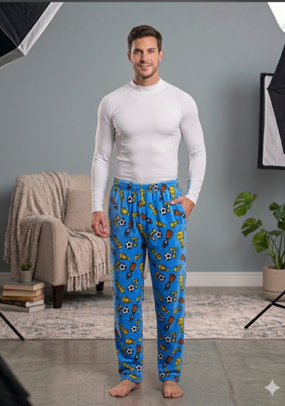 Pijamas de Polar Sof de Hombre - Imagen 3