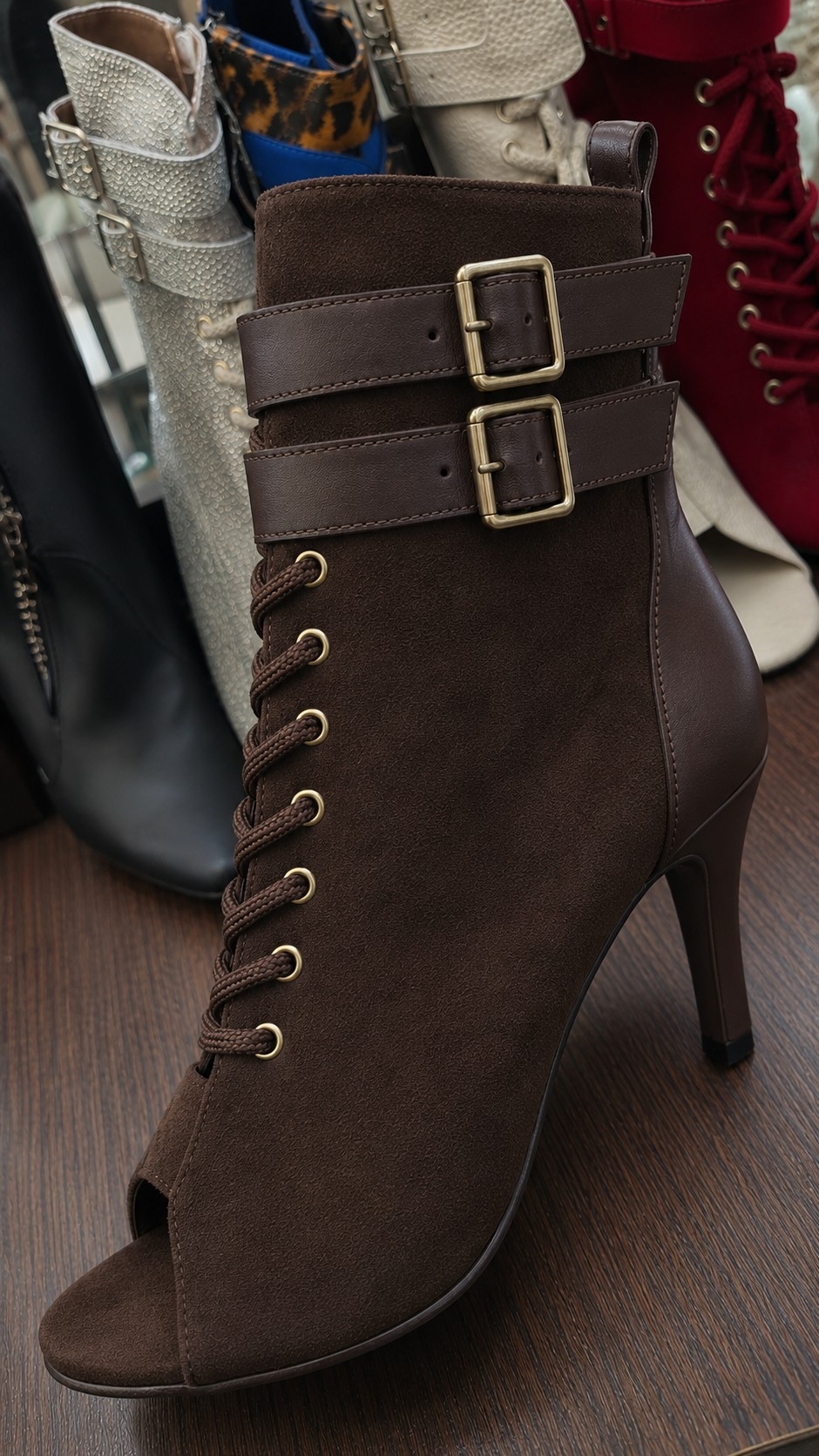 Bianca  Zapatos de Baile Choco - Imagen 3