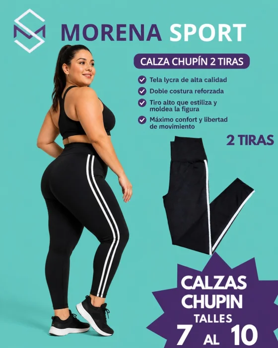 Calza Chupin Lycra con Tiras