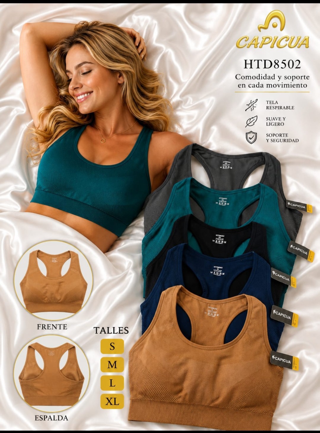 Capicua Deportivo Premium Talles M,l,xl, Xxl - Imagen 2