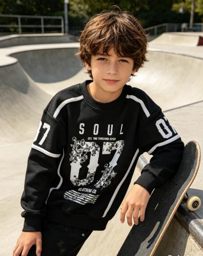 Buzos Oversize Frisa con Piel X Dentro
