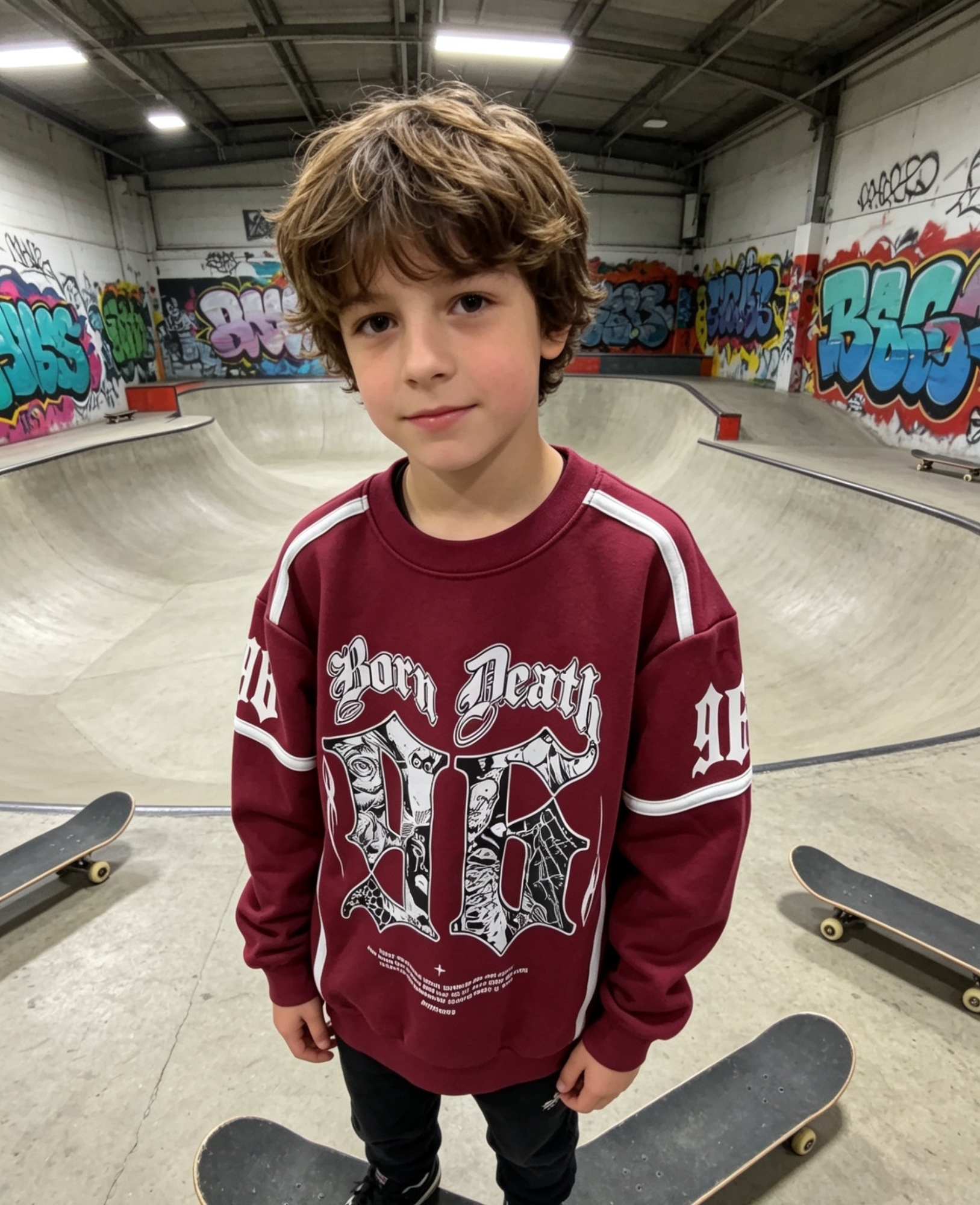 Buzos Oversize Frisa con Piel X Dentro - Imagen 2