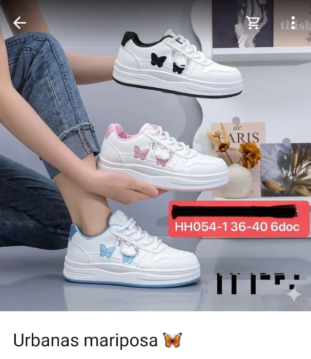 Zapatillas  Urbanas  Mariposa