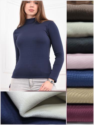 Media Polera de Modal con Plush