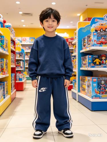 Pantalón Baggi Frisa Importada con Piel X Dentro - Miniatura 2