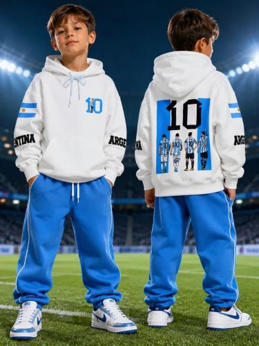 Conjunto del 10 de Niño Buzo Canguro + Baggy con Vena