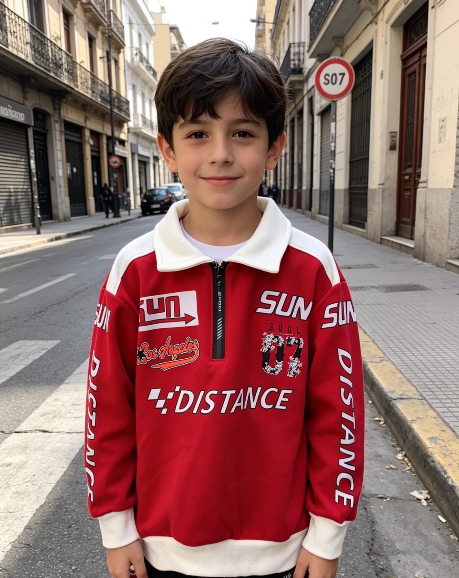 Buzos Oversize Frisa Importada con Piel X Dentro Sum Distance - Imagen 2