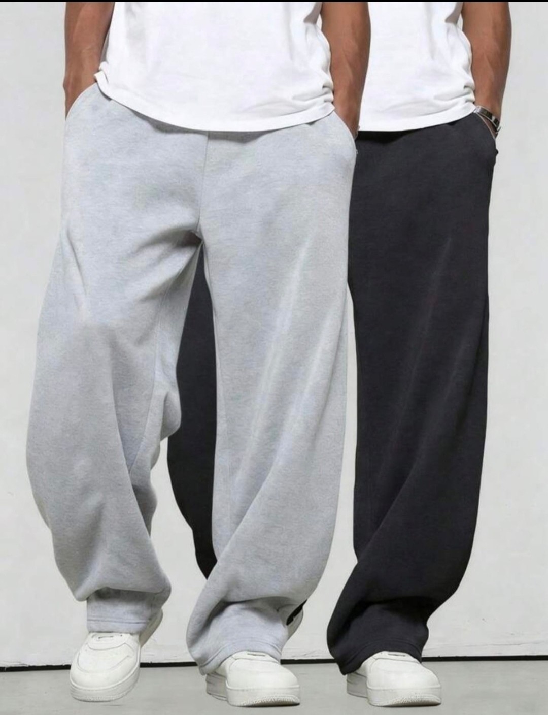 Baggy Doble Frisa Peinado Invisible Bolsillo Cierre - Imagen 1