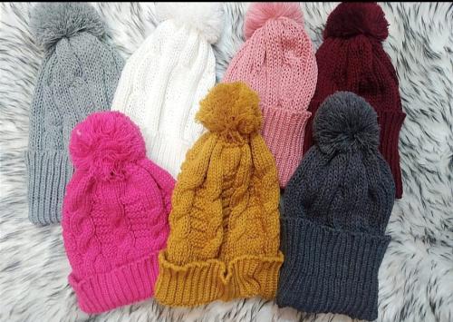 Gorro de Mujer Lana Super Gruesa