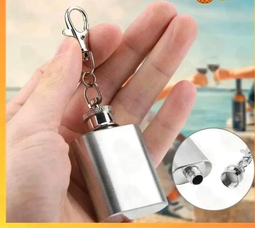 Llavero Mini Petaca. Dia del Amigo. Oferta.