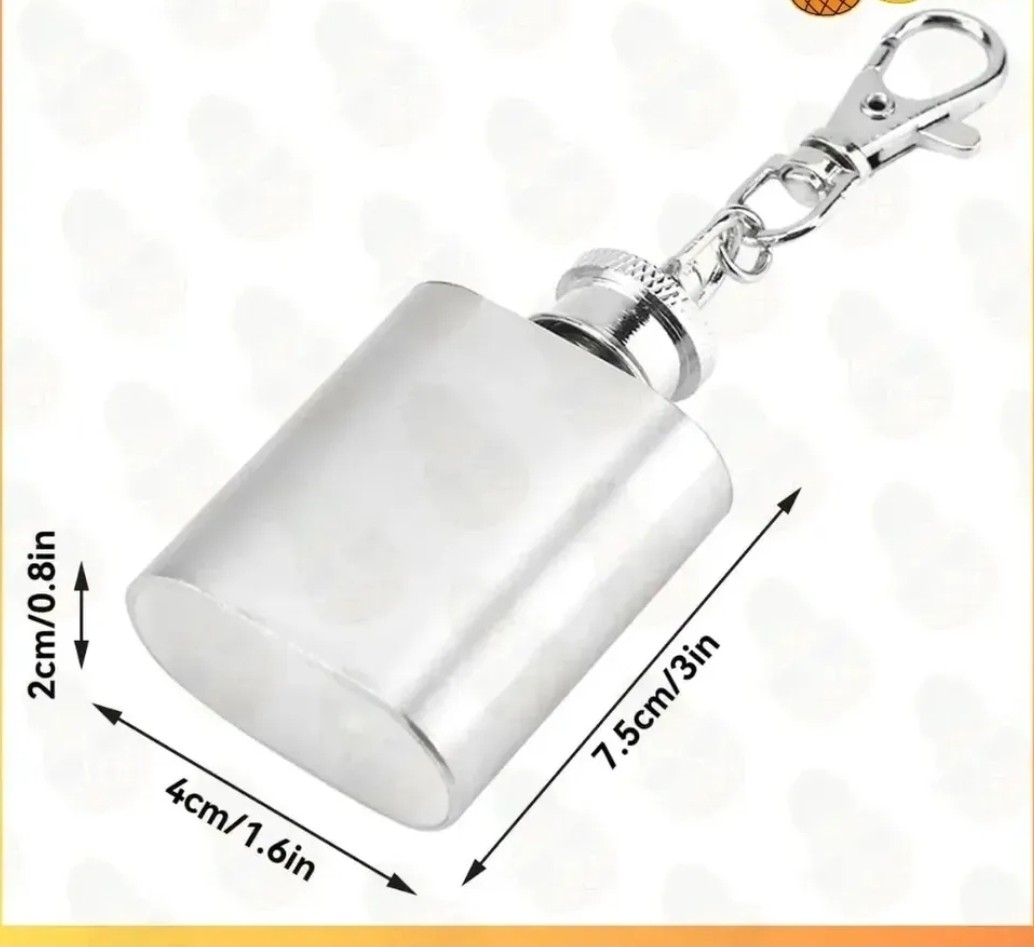 Llavero Mini Petaca. Dia del Amigo. Oferta. - Imagen 3