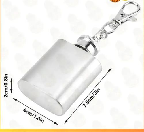Llavero Mini Petaca. Dia del Amigo. Oferta. - Miniatura 3